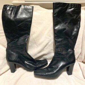 Nine West leather Heeled Boots, Size 10M